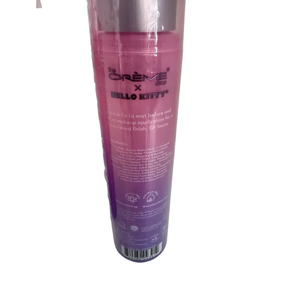 2 The Crème Shop x Hello Kitty Makeup Perfecting Mist Setting Spray 3.38 fl oz